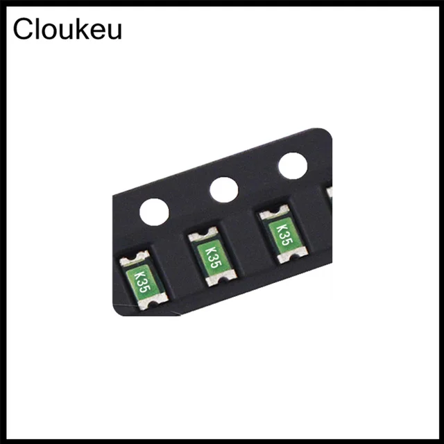 20Pcs Chip resettable fuse PPTC 1206 0.35A 6V 350MAin Fuses from Home