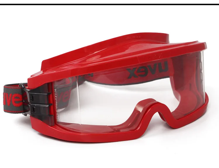 UVEX защитные очки анти-УФ пылезащитный спортивный защитные очки анти-влияние защитные очки красный цвет прозрачный ПК объектив очки