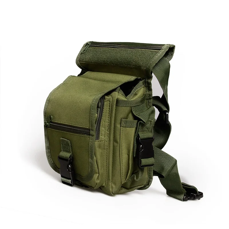 Многофункциональная Мужская Брезентовая сумка для ног, водонепроницаемая Спортивная тактическая страйкбольная военная сумка на бедро, поясная сумка из нейлона - Цвет: Green