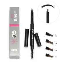 Карандаш для бровей долговечный водостойкий прочный легко носить натуральный бровей подводка для глаз с кистью Ubub Cosmetic