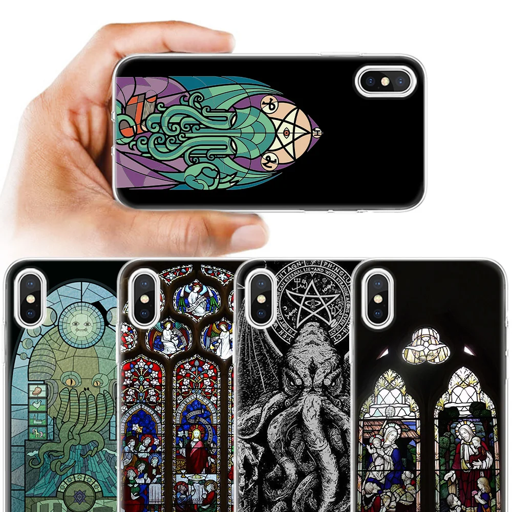 

Dunwich Cathedral Church Of Cthulhu Case For iPhone 7 5 5S SE 5C 6 6S 8 6/6S 7/7S 8/8S Plus Cover for iPhone 11 Pro X XR XS MAX