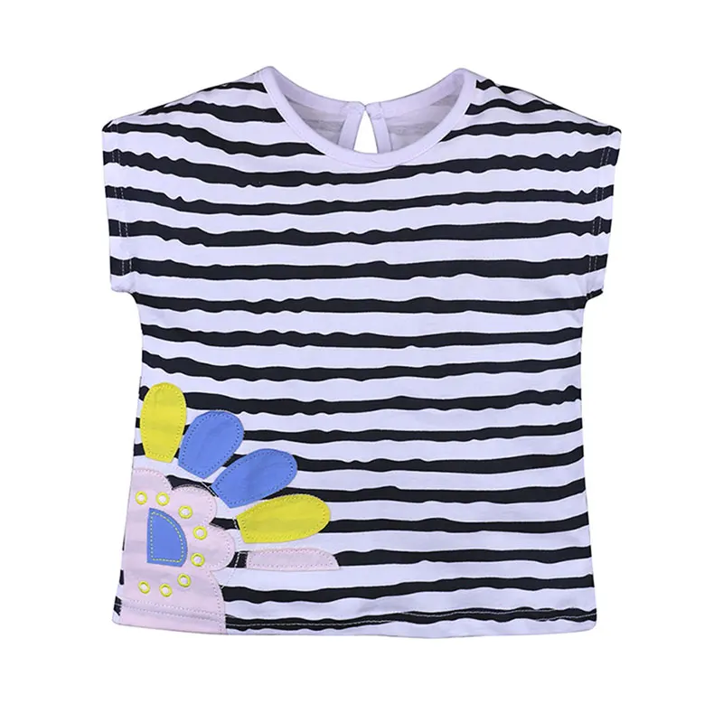 

Summer T shirts For Children Striped Kids Boys Tee Wear 100%Cotton Boy T-shirt Cartoon Short Sleeve Tops Children Clothing 2-6y