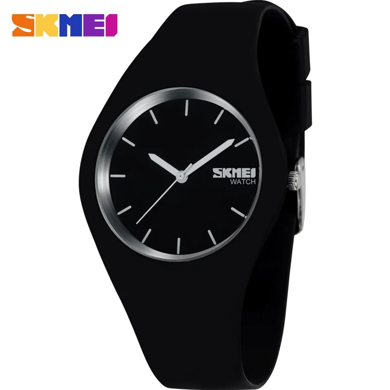 Prix pour Femmes montres SKMEI marque de mode sport quartz montre gris blanc noir rouge 30 M étanche Reloj Mujer Montre Femme en caoutchouc bande Prix pour Femmes montres SKMEI marque de mode sport quartz montre gris blanc noir rouge 30 M étanche Reloj Mujer Montre Femme en caoutchouc bande