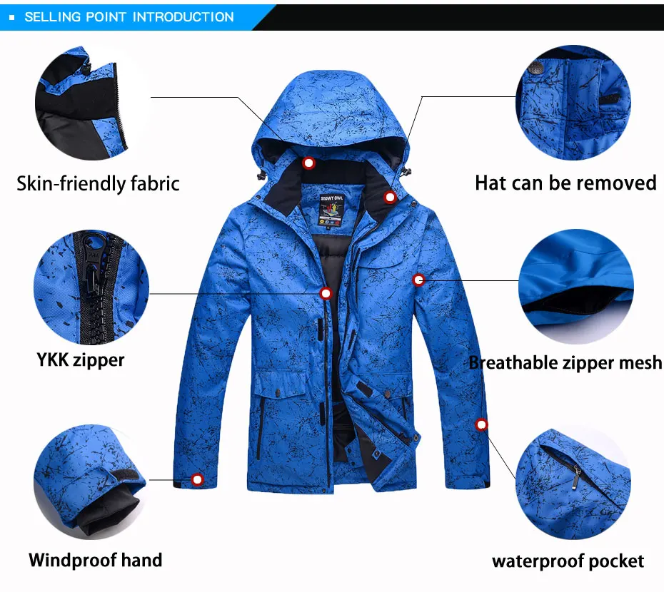 Куртки для сноубординга мужские и wo мужские профессиональные лыжные куртки теплые ветрозащитные водонепроницаемые лыжные куртки зимняя верхняя одежда