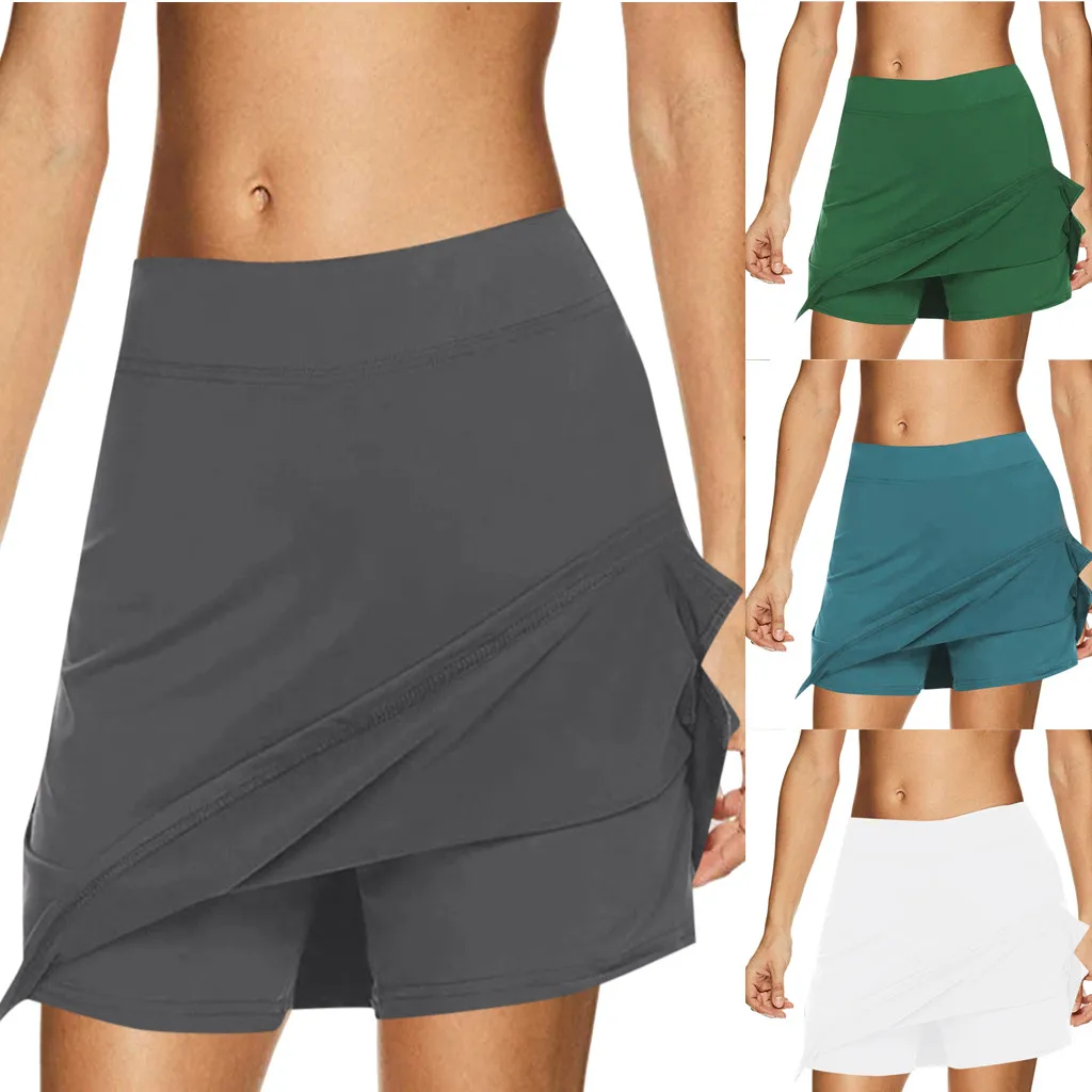 Modis Minifalda мини Etek юбка Сексуальная женские шорты для активных выступлений юбка для бега тренировки спортивные мини юбки Z4