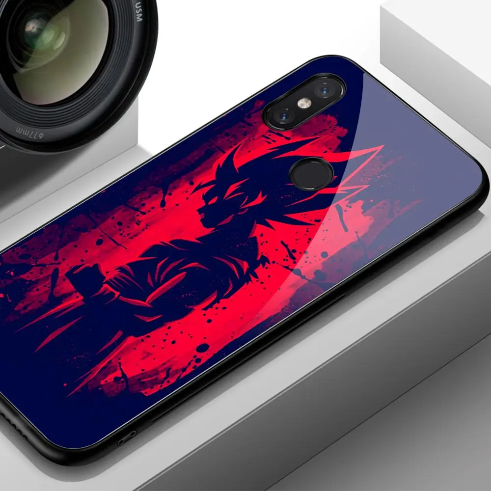 Чехол для Xiaomi mi 8 se, закаленное стекло, жесткая задняя крышка Dragon Ball Z, чехол для телефона для Xiaomi mi 6 8 9 SE lite mi x 2 2s3 max 3