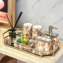 Банный комплект декора раковины/все предметы на фото включены