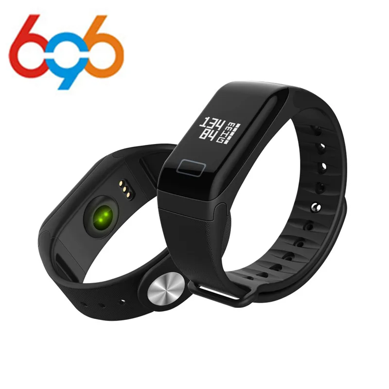 696 F1 Smartband монитор сердечного ритма умный браслет наручные часы для здоровья