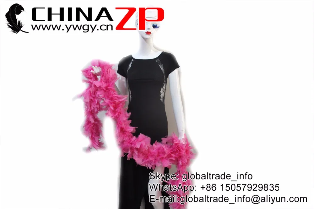 Золотой поставщик CHINAZP Factory 80 г/шт. фантастические вечерние украшения окрашенные розовые индейки плоские перья boas