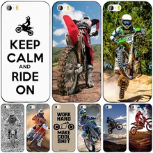 Motocross dirtbikes free style cell phone Cover case for iphone 6 4 4s 5 5s SE 5c 6 6s 7 plus case for iphone 7