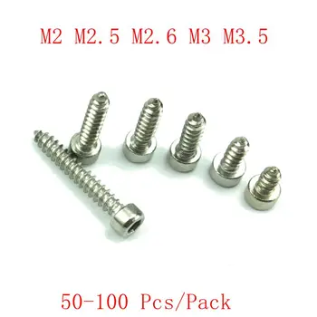 

M2/M2.6/M3/M3.5 304 Stainless Steel Hex Socket Head Cap self tapping Screw