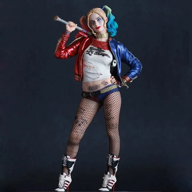 

25cm Crazy Toys Suicide Squad Harley Quinn Action Figure 1/6 scale painted PVC Action Figure Collectible Model Toy Kids Gift