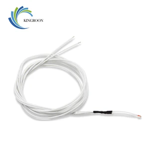 KINGROON 5 шт./лот 100 К Ом NTC 3950 Термисторы датчики с кабелем 3D принтеры Запчасти Температура часть белый 1 м линия аксессуаров - изображение