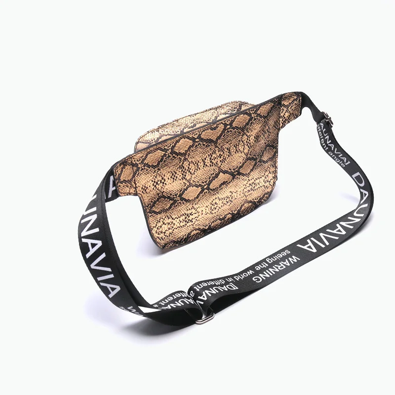 DAUNAVIA серпантин поясная сумка из искусственной кожи для женщин дизайнерская сумка на ремне Женская мини-сумка-мессенджер Монета Сумка через плечо
