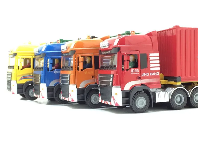 Высокая симуляция 1:50 сплав инженерные транспортные средства Maersk полу-установленный Контейнер грузовой логистический грузовик для детей игрушки