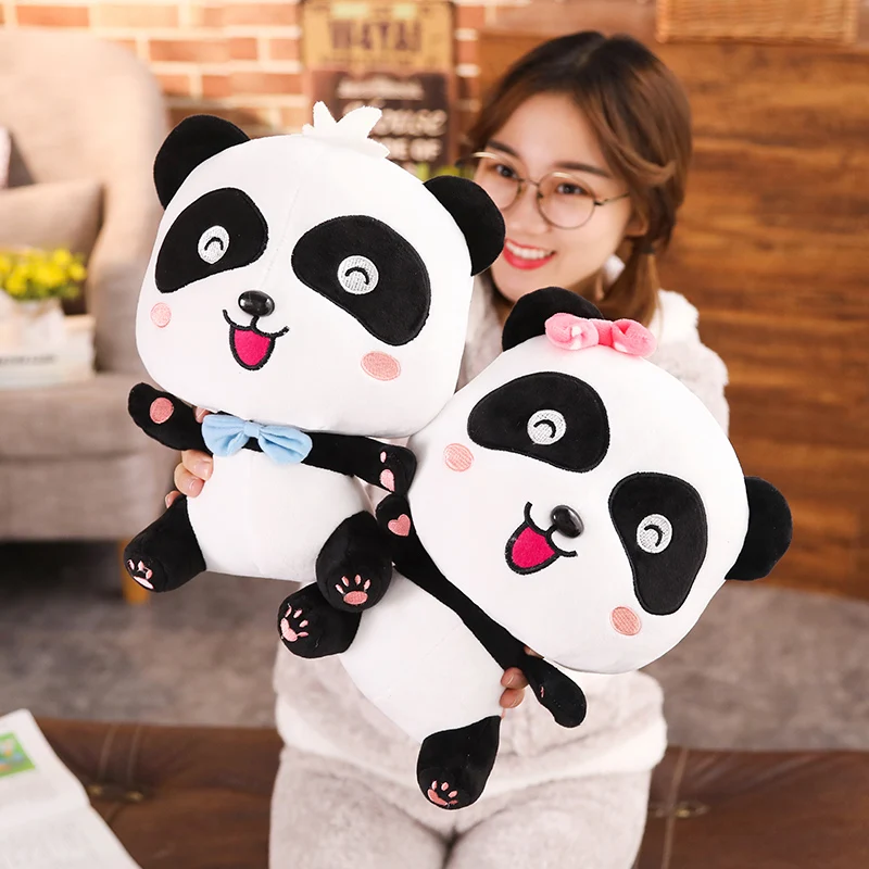 BabyBus 22 35 50cm Cute Panda Plush Toys Hobbies Cartoon Animal Stuffed Toy Dolls for Children