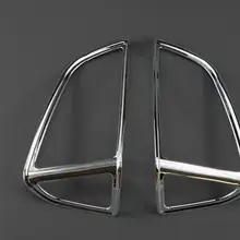 Подходит для 2013 для FORD ESCAPE KUGA хром Передняя панель A/C вентиляционное отверстие Крышка отделка рамка выходной каркас с отделкой