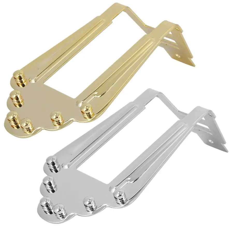 Electric Guitar Professional Metal 6 Strings Tailpiece Bridge For Jazz Archtop Electric Guitar Accessory Guitar Electric