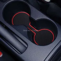 car styling For Mazda CX-3 CX 3 CX3 2017 2018 2019 Gate Slot Pad Non-slip Cup Mats Anti Slip Door Groove Mat Interior Car Styling Accessory (4)