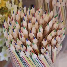 8 шт. DIY милый деревянный цветной карандаш дерево Радуга Цвет Живопись Карандаш для детей школы граффити рисунок#30