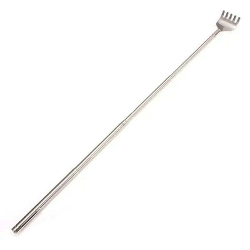 Portable Extendable Back Scratcher Stainless Steel Telescopic Anti Itch Claw Massager Extender Pocket Scratching Massage Kit