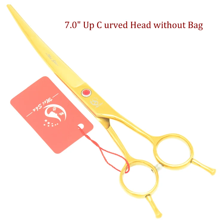HB0097 no bag Meisha ножницы для ухода за домашними животными набор " Япония 440c ножницы для стрижки собак Щенок профессиональные режущие и изогнутые и истончающие ножницы HB0217 - Цвет: HB0097 no bag