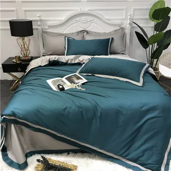 

2018 multicolor egyptian cotton 4pcs Bedding Sets Contain Duvet Cover Bed Sheet Pillowcase