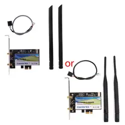2-в-1 Dual Band Bluetooth V4.0 Беспроводной wi-fi PCI-Express Card переходник Настольный BCM943228HMB 300 м