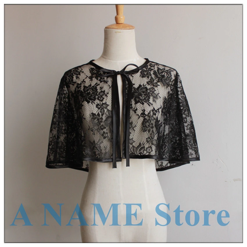 

Women Wedding Shawl Bridal Bridesmaid Bolero Cover Up for Evening Prom Lace Satin Capes Wraps JackeChales de fiesta mujer novia