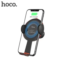 HOCO 2 in 1 Qi Wirelss Charger Fast Charging for iPhone X 8 Car Phone Holder Air Vent Mount Stand for Samsung Galaxy S8 Plus