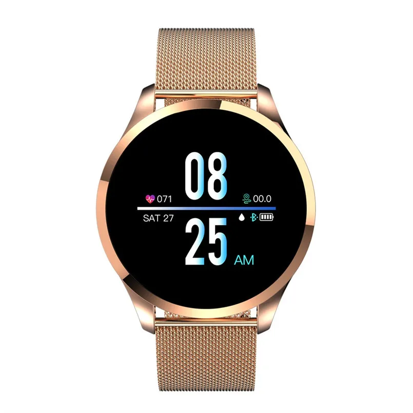 Q9 Smart Watch 1.22 Inch Color Screen Women Blood Pressure Heart Rate Monitor Smart Watch Fitness Tracker IP67 Bluetooth 40MR2722