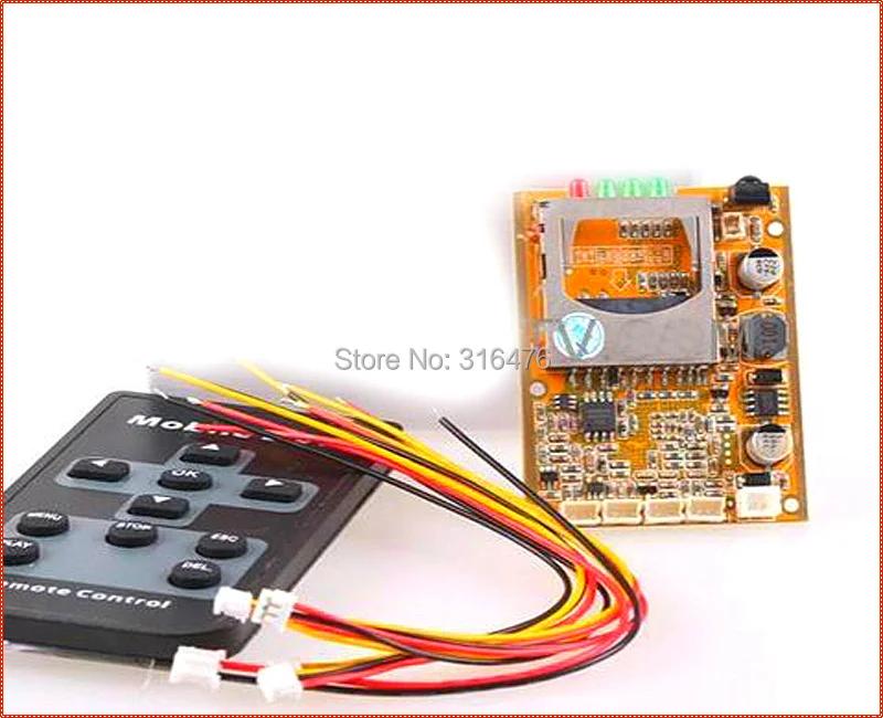 

FPV DVR Board Mini DVR Board 1CH SD DVR Board D1 704x576 Motion Detection + Free shipping