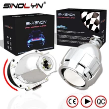 Sinolyn Automobiles Upgrade Mini 2 5 7 1 Version HID Bi xenon Projector Lens H1 Headlight