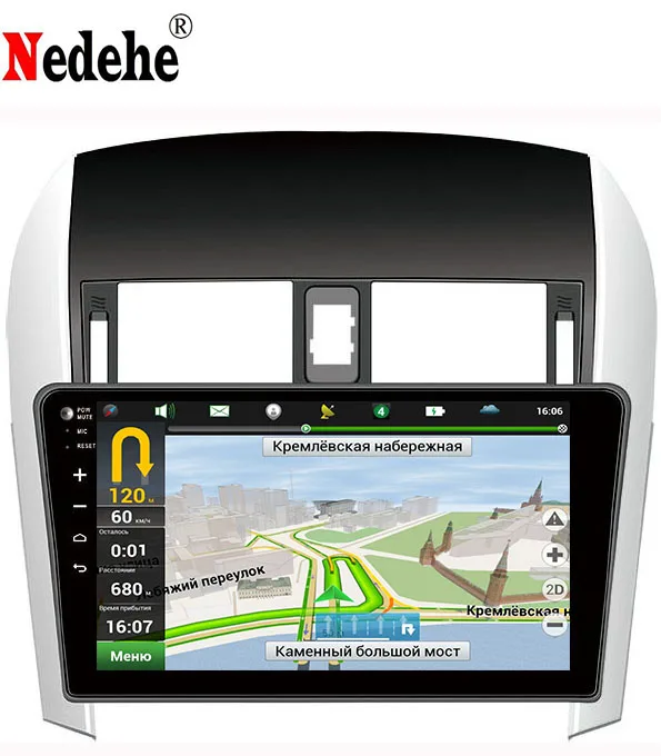 

Nedehe 10.1 inch Android 8.1 Car Radio for TOYOTA COROLLA 2007 2008 2009 2010 2011 2012 2013 Car DVD GPS Navigation Car stereo