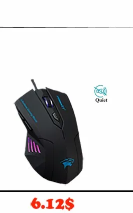 FORKA USB Wired Computer Mouse Silent Click LED Optical Mouse Gamer PC Laptop Notebook Computer Mouse Mice for Office Home Use cheap wireless gaming mouse