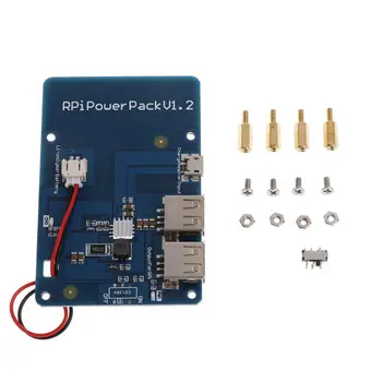 

Lithium Battery Power Supply Expansion Board with Switch for Raspberry Pi 3