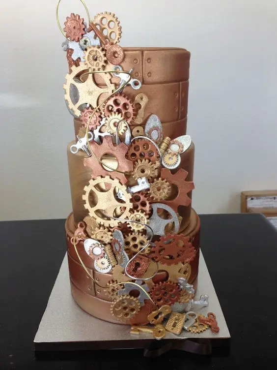 Steampunk Gears Confeitaria Silicone Mold Fondant Cake Molds Cupcake Mould Chocolate Baking Tools For Cakes Tools For Cakes Baking Toolsbaking Tools For Cakes Aliexpress