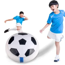 Fotbal Fotbal s Air Power LED světlo blikající disk Glid více-povrch vznášet fotbal fotbal míč hračky dárek pro děti chidren