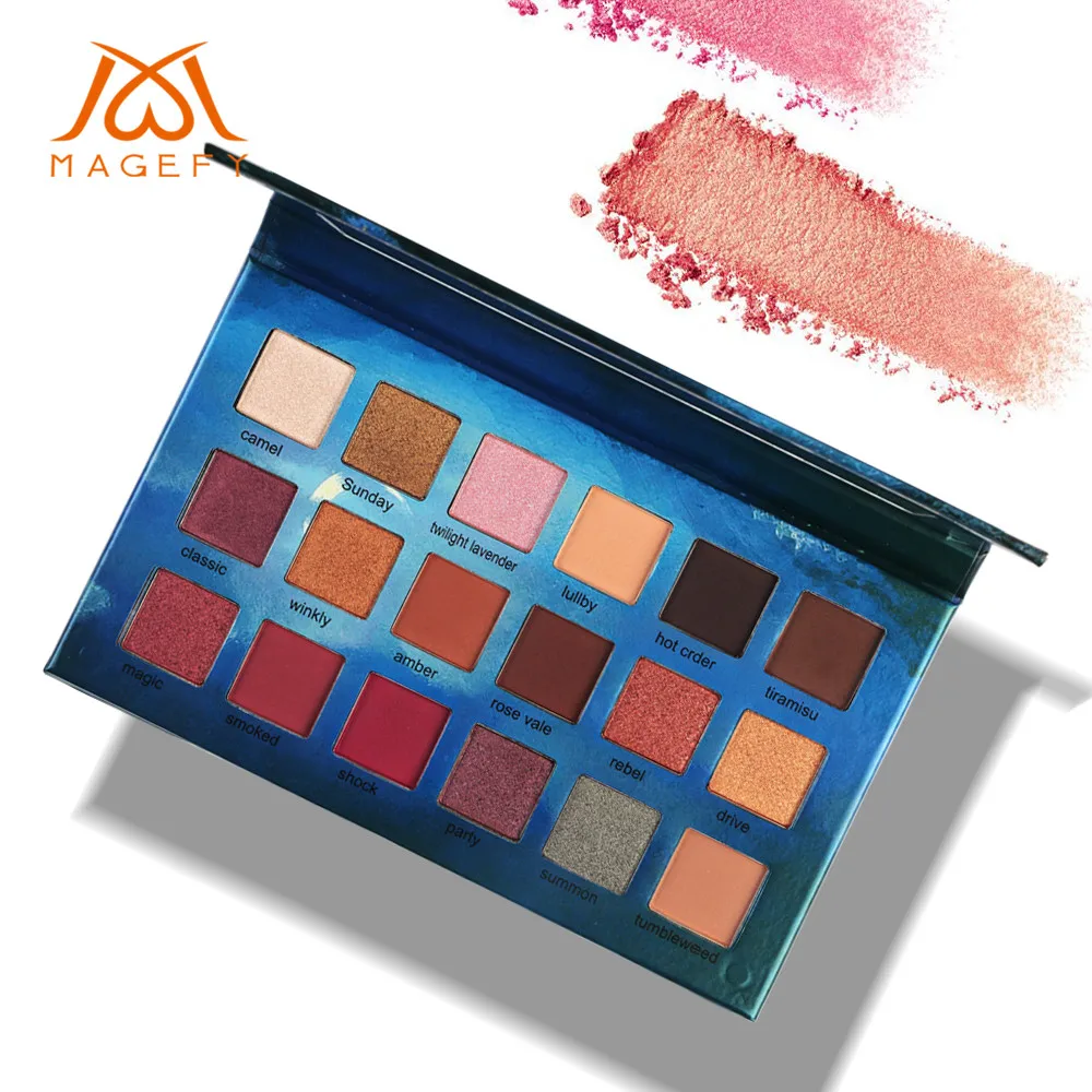 

18 Color Professional Desert Star Eyeshadow Makeup Palette Pearlescent Matte Powder Delicate Create Exquisite Daily Makeup#YL1