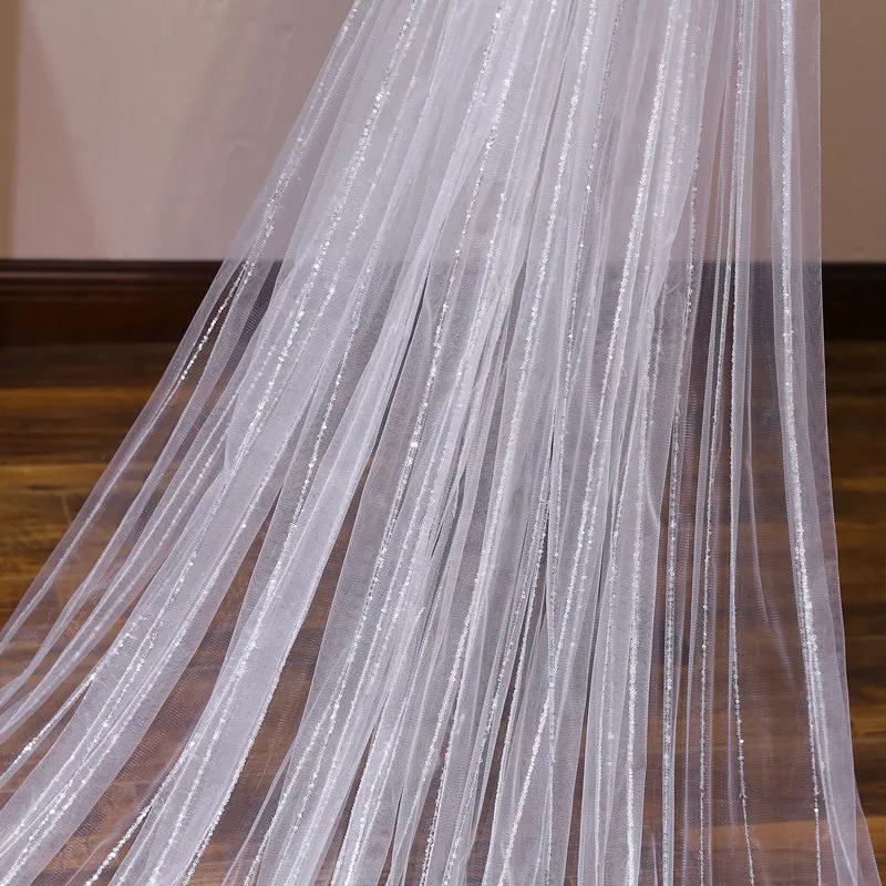 3m Wedding Veil Long White Single Layer Tulle Cathedral Bridal Veils With Comb Bridal Wedding Shawl Veil Accessories
