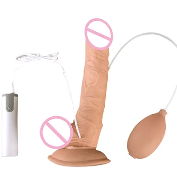 Sex products Vibration Dildo Squirting Dildos cock Ejaculating Dildo Skin feeling Realistic Penis Cock Dildo sex toys for woman 6