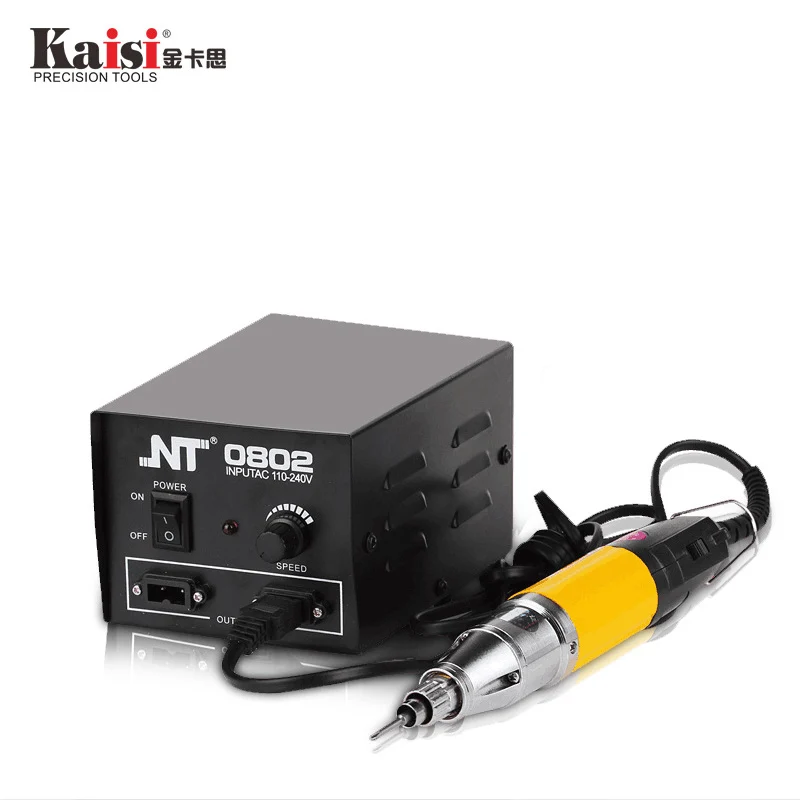 Kaisi высокой мощности NT-0802 DC power ed электрическая отвертка 800+ маленький источник питания перезаряжаемый электрошуруповерт комплект