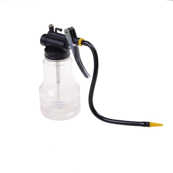 

1PCS 250ML Transparent High Pressure Pump Oiler Lubrication Oil Can Plastic Machine Grease Gun Airbrush