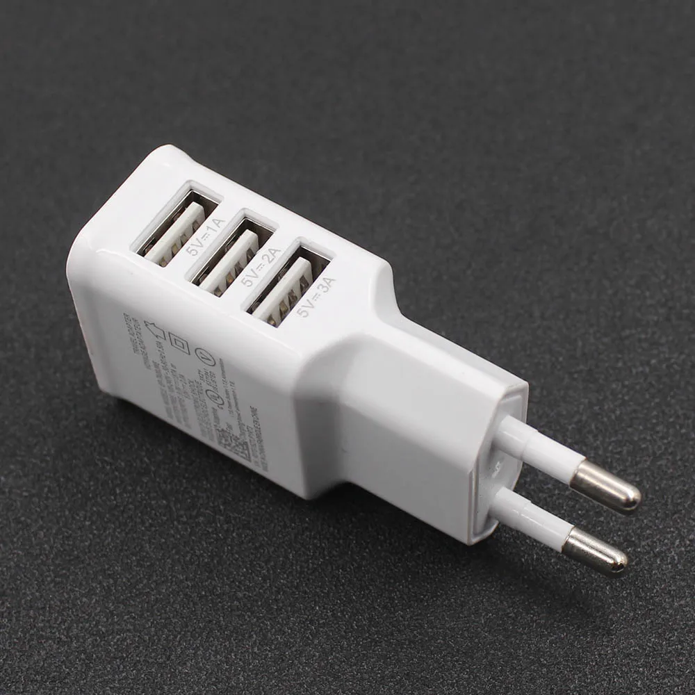 adapter power china 2A Power Adapter iPhone Multi 5V 3 for USB port 4S 5 USB Samsung For Galaxy S6 S7 EU S5 5S 6