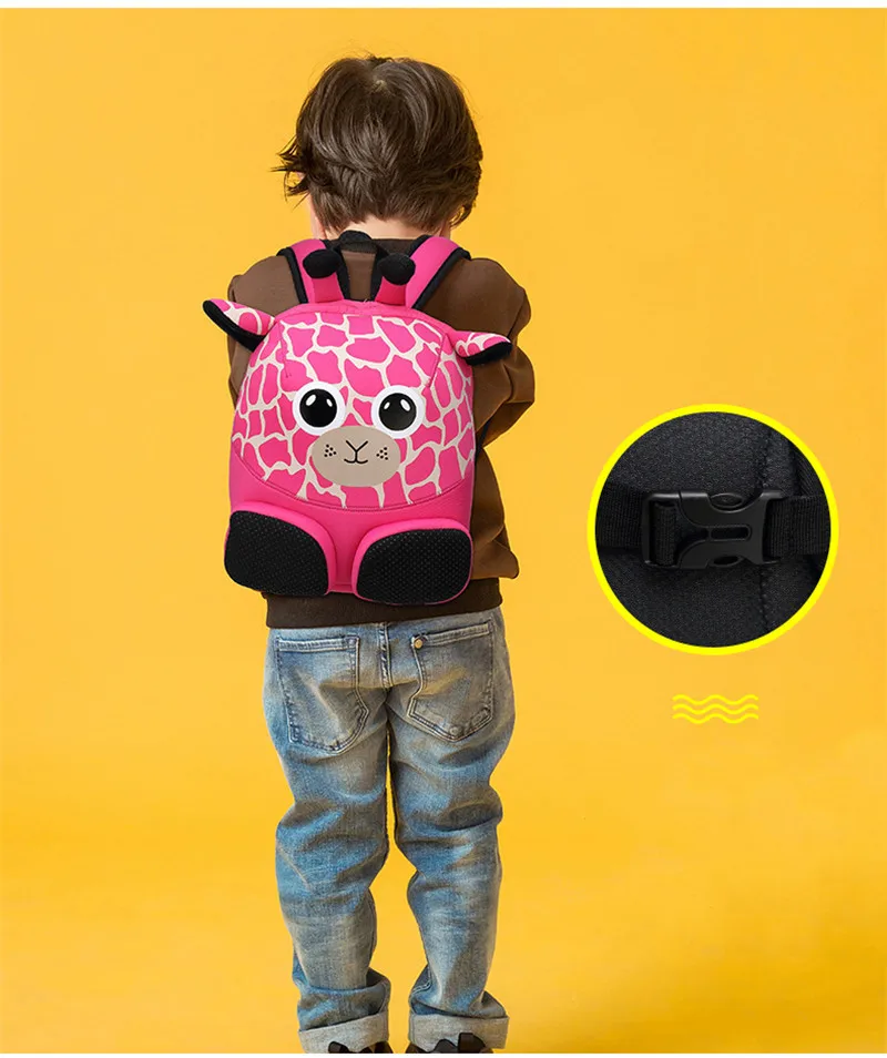 Дети 3D животных рюкзаки для маленьких девочек мальчиков сумка для малыша дети мультфильм олень Bookbag игрушки для детского сада подарки