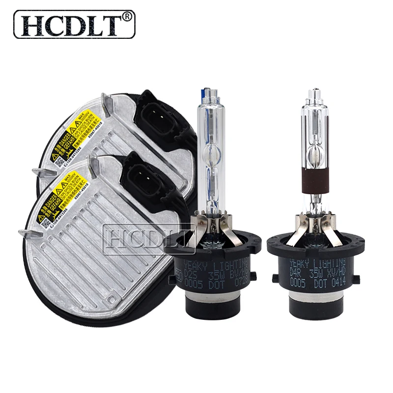 Комплект автомобильных фар HCDLT Xenon 35W D2S D2R D4R D4S Yeaky HID набор ламп 4500K 6500K 5500K