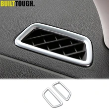 Для Honda CR-V CRV 2012 2013 Передняя хромированная панель на вентиляционное отверстие, накладка, аксессуары для стайлинга автомобилей, наклейка для литья