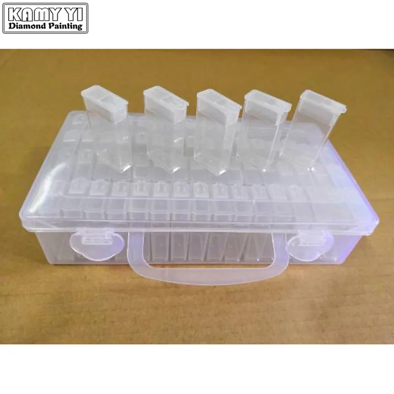 

New Diamond embroidery diamond painting tool! Daimond transparent plastic storage box, jewelry Drill Storage Box Gift HYY