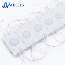 20 шт. AC 220 В светодиодный модуль SMD 2835 6 светодиодный s IP65 COB Светодиодный модуль с объективом рекламная подсветка без необходимости драйвера