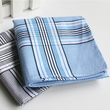 

10Pcs Multicolor Plaid Stripe Men Pocket Squares Business Chest Towel Pocket Hanky Handkerchiefs Hankies Scarves 100% Cotton
